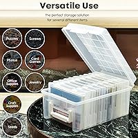 ALINK Photo Storage Box 5 x 7 In, 10 Inner Large Photo Keeper — image 5