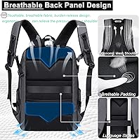 Travel Backpack for Men Women 45L Expandable Carry On Laptop Backpack — image 6