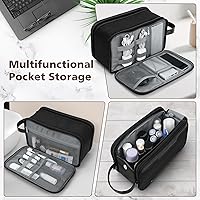 Wedama Toiletry Bag for Men, Black — image 5