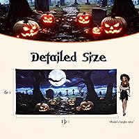 Tao-Ge Light Up Halloween Garage Door Cover 6ft x 13ft — image 7