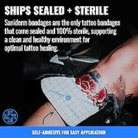 Saniderm Original Tattoo Aftercare Bandage 6 in x 8 in (25 Sheets) — image 3