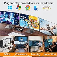 KCEVE USB 3.0 KVM Switch 3 Monitors 3 Computers — image 4