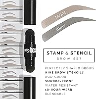 Brows by Bossy Dual-Color Eyebrow Stamp Stencil Kit — image 2