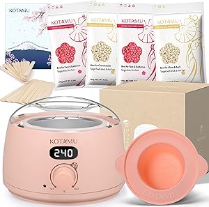 KOTAMU Wax Kit Pink Digital Hair Removal Waxing Kit