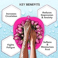 Mantello Extra Large Foot Soaking Tub - Hot Pink — image 5