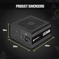 Corsair CX750M 750W 80 Plus Bronze Semi-Modular Power Supply — image 6
