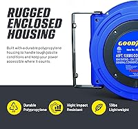 Goodyear Extension Cord Reel 12AWG x 40 FT with LED Light-Up Tap — image 5