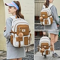 Laptop Backpack 15.6 Inch Beige Khaki — image 6