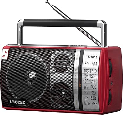 LEOTEC Portable Bluetooth Radio