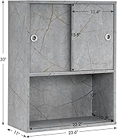 BarberPub Wall Mounted Barber Shampoo Station Storage Cabinet — image 3