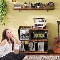 Huxitocan 3-Tier Record Player Stand — image 8