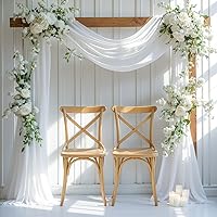 PARTISKY Wedding Arch Draping Fabric 28″ x 19Ft — image 3