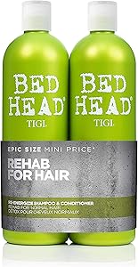 Bed Head by TIGI Urban Antidotes Re-Energize Daily Shampoo and Conditioner 25.36 fl oz 2 count
