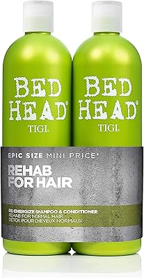 Bed Head by TIGI Urban Antidotes Re-Energize Daily Shampoo and Conditioner 25.36 fl oz 2 count