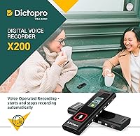 Dictopro X200 Voice Activated Digital Recorder 32GB — image 5