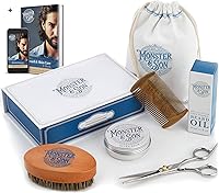 Monster&Son Premium 7-Item Organic Beard Kit — image 1