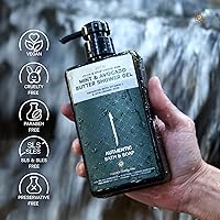 AUTHENTIC BATH & SOAP Organic Argan Oil Moisturizing Mens Body Wash 16.9 Fl Oz — image 3