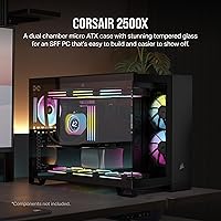 Corsair 2500X Tempered Glass mATX PC Case — image 2