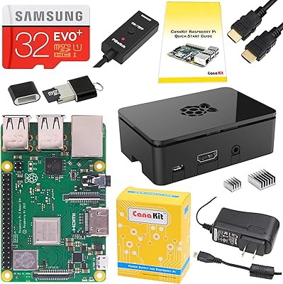 CanaKit Raspberry Pi 3 B+ Starter Kit 32GB EVO+ Edition