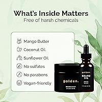 Golden Grooming Beard Bundle for Black Men 2oz Balm & 1oz Oil — image 4