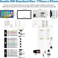 SJOYBRING JOY-W006 Wireless Double Din Car Stereo — image 6