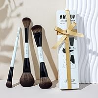 Jessup Face Makeup Brushes Set T503 - 3pcs Blue — image 6