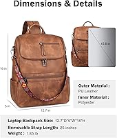 FADEON Laptop Backpack for Women — image 2