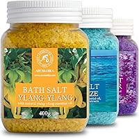 AROMATIKA Bath Salts Set 42 Oz - Lavender, Sea Breeze, Ylang-Ylang — image 1