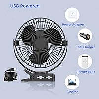 ATEngeus TF-29B 8-Inch USB Desk Fan — image 9