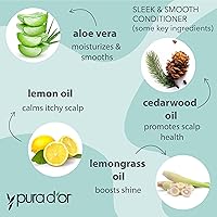 PURA D'OR Sleek & Smooth Shampoo and Conditioner Set — image 3