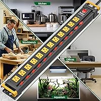 Green Box Innovations 12-Outlet Power Strip with Surge Protection — image 7