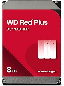 Western Digital 8TB WD Red Plus NAS Hard Drive