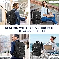 Banlole 17.3 Inch Travel Laptop Backpack with Shoe Compartment — image 7