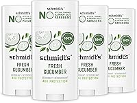 Schmidt's Aluminum-Free Vegan Deodorant Fresh Cucumber 4 Count — image 1