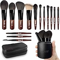 Jilier Travel Makeup Brush Set, 14 pcs — image 1