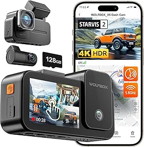 WOLFBOX X5 3-Channel 4K HDR Dash Cam Review