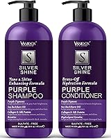 VANIDOX Sulfate Free Brass Toning Purple Shampoo and Conditioner Set (16 fl oz each) — image 1