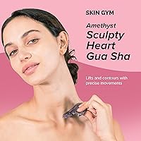 Skin Gym Sculpty Heart Amethyst Gua Sha Tool — image 2
