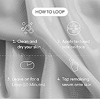 LOOPS Dream Sleep Nighttime Hydrogel Facial Mask - 5 pc — image 3