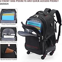 StarCloud Rolling Backpack with Wheels 18x14x8 — image 5