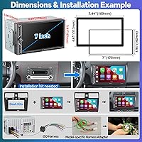 SJOYBRING QLED Double Din Car Stereo — image 6