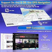 Fuluku 10.1 Inch Android Car Stereo with Wireless Carplay and Android Auto — image 7