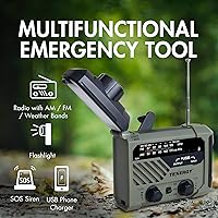 Tenergy T101 Multifunctional Hand Crank Weather Radio — image 2