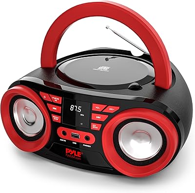 Pyle PHCD22.5 Portable CD Player Boombox