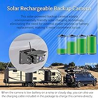 DOUXURY Wireless Backup Camera Solar Magnetic 5″ Monitor — image 2