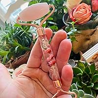 LAVÔNNÉ Rose Quartz Jade Roller and Gua Sha Set (4 PCS) — image 3