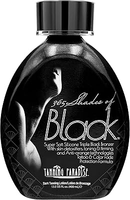 Tanning Paradise 365 Shades of Black Tanning Lotion 13.5oz
