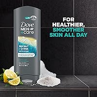 DOVE MEN + CARE Sea Salt + Citrus Body and Face Wash 18 fl oz (4 Count) — image 2