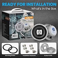 Pyle Lanzar AQ6CXS 6.5 Inch Marine Speakers — image 2