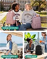 BAGSMART Womens Quilted Laptop Backpack — image 8